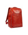 Piquadro - Blue Square 15.6'' Leather Laptop Backpack with Three Compartments
