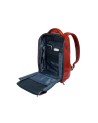  Piquadro - Zaino in pelle porta pc 15,6'' a tre scomparti Blue
