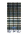  Piquadro - Sciarpa donna check con frange in tessuto