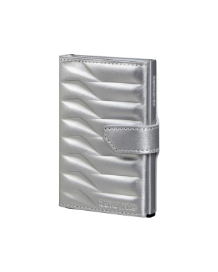 Samsonite - Alu Fit Leather and Metal Credit Card Holder...