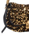  Coccinelle – Borsa a spalla in pelle con paillettes Coccinelle