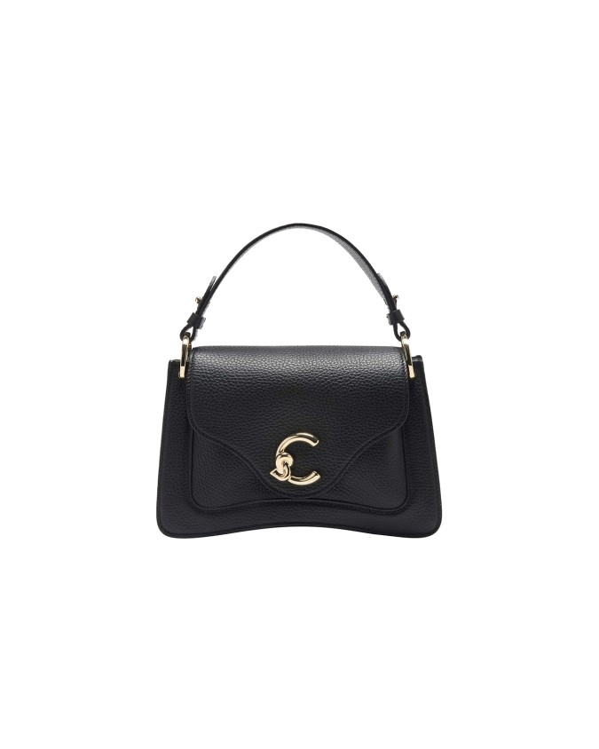  Coccinelle – Borsa a mano in pelle con patta piccola C-ME