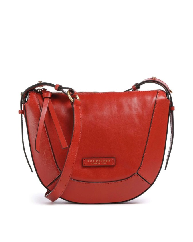  The Bridge - Borsa a tracolla Fedora con logo frontale