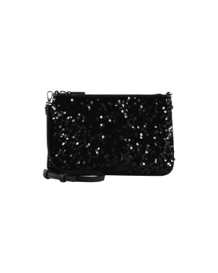  Coccinelle - Borsa a tracolla in pelle con paillettes Best