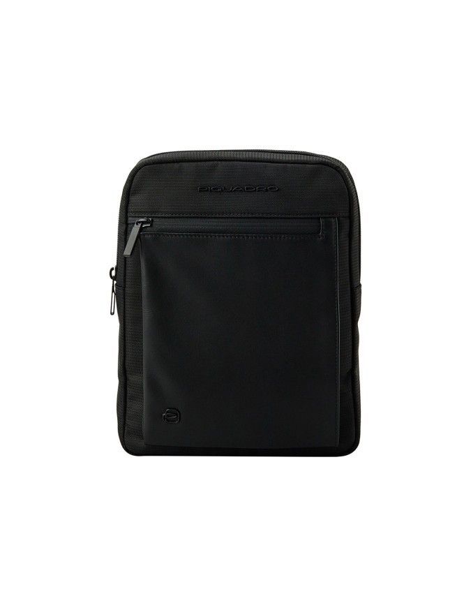  Piquadro – Borsello in pelle e tessuto porta iPad 11’’ S136