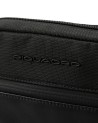  Piquadro – Borsello in pelle e tessuto porta iPad 11’’ S136