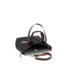  Scharlau – Borsa orizzontale donna in nylon riciclato porta pc