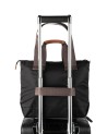  Scharlau – Borsa orizzontale donna in nylon riciclato porta pc