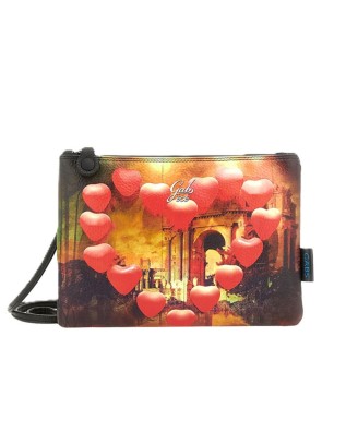  Gabs - Pochette donna Beyonce in pelle Tg M Stampa Trip