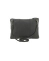 Gabs - Beyonce Bull Black Leather Clutch, Size M