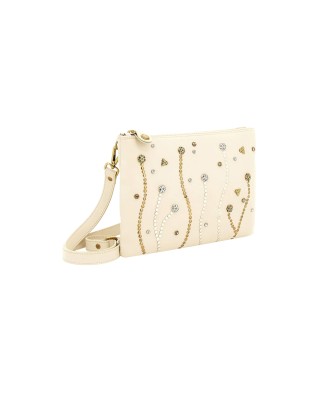 Gabs – Beyonce Size M Leather Shoulder Bag with Studs and... 2