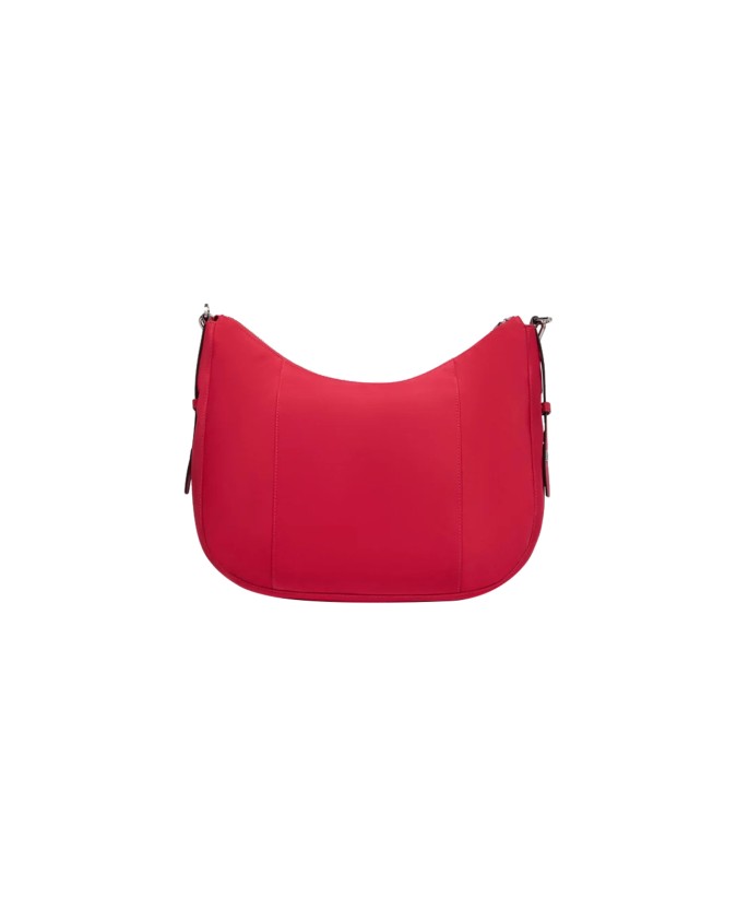 Piquadro - Damen-Umhängetasche aus Leder und recyceltem Stoff