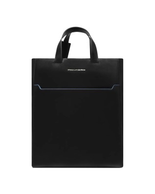  Piquadro - Tote bag donna in pelle porta pc 14" Blue Square