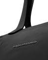  Piquadro - Borsa donna porta pc 15,6" in pelle e tessuto