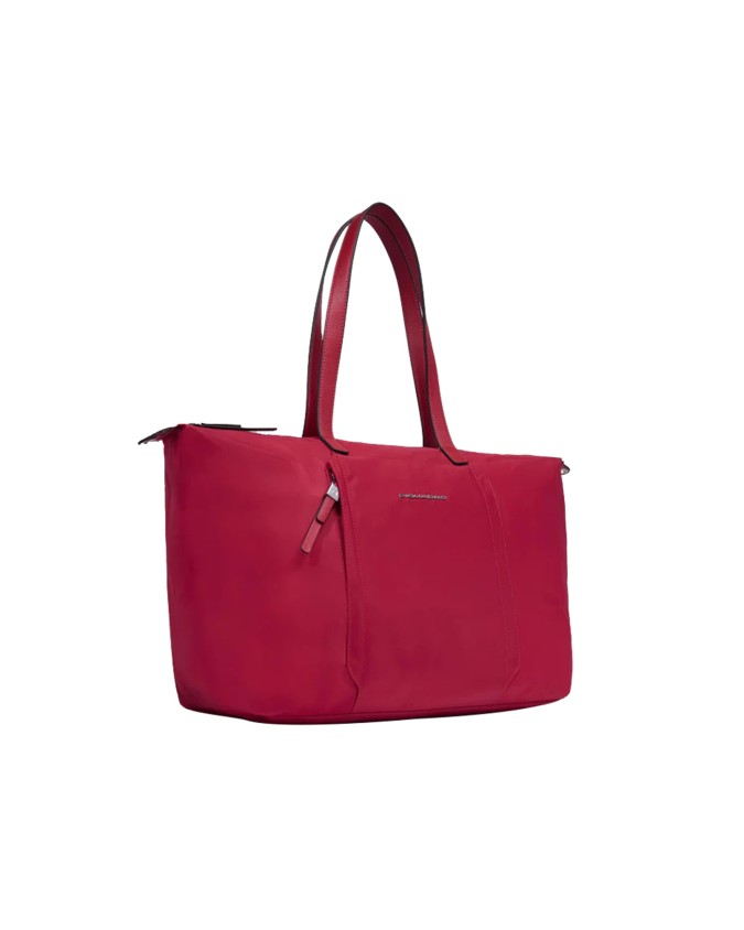  Piquadro - Borsa donna porta pc 15,6" in pelle e tessuto