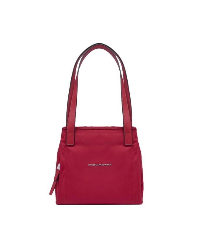  Piquadro - Borsa donna porta pc 15,6" in pelle e tessuto
