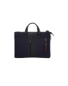  Piquadro - Cartella porta pc 15.6'' slim in pelle e tessuto
