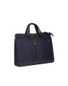  Piquadro - Cartella porta pc 15.6'' slim in pelle e tessuto