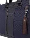  Piquadro - Cartella porta pc 15.6'' slim in pelle e tessuto