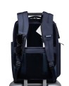 Piquadro - Zaino in pelle e tessuto porta pc 15.6'' Brief