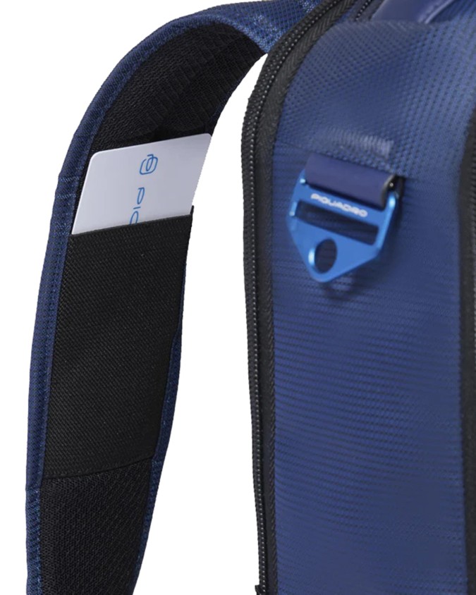  Piquadro – Zaino da viaggio porta pc 14’’ in pelle vegana e