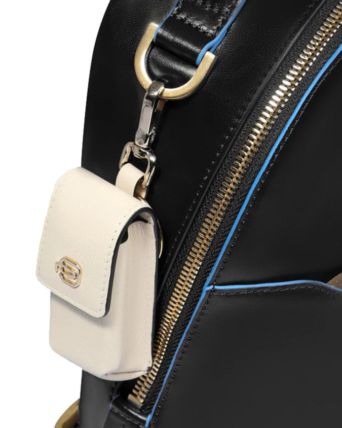  Piquadro – Zainetto donna in pelle porta iPad®mini Blue Square