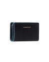  Piquadro – Portafoglio donna in pelle con porta monete Blue