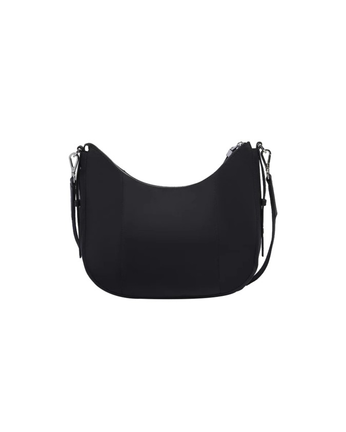 Piquadro - Damen-Umhängetasche aus Leder und recyceltem Stoff