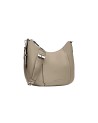 Piquadro - Damen-Umhängetasche aus Leder und recyceltem Stoff