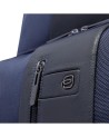 Piquadro - Zaino da viaggio porta pc 15,6" in pelle e tessuto