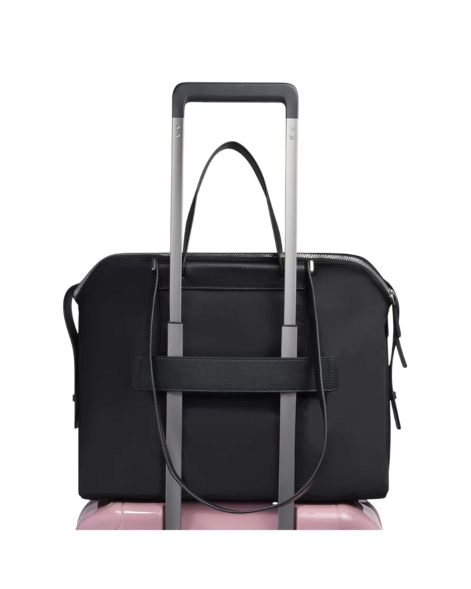  Piquadro - Borsa donna porta pc 14" in pelle e tessuto