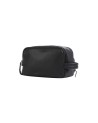  Piquadro – Beauty case uomo in pelle con tasca esterna