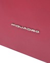  Piquadro - Zaino espandibile in tessuto riciclato e pelle