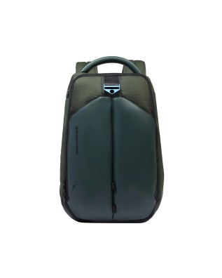  Piquadro – Zaino da viaggio porta pc 14’’ in pelle vegana e