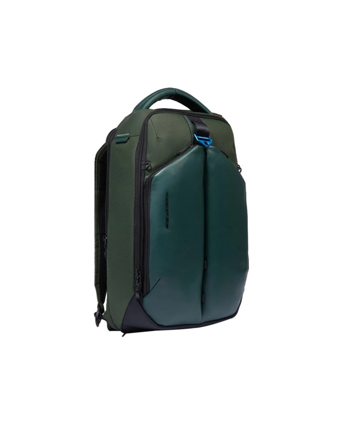 Piquadro – Zaino da viaggio porta pc 15.6’’ in pelle vegana e