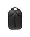  Piquadro – Zaino porta pc 17.3’’ espandibile in pelle vegana e