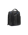  Piquadro – Zaino porta pc 17.3’’ espandibile in pelle vegana e