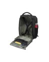  Piquadro – Zaino porta pc 17.3’’ espandibile in pelle vegana e