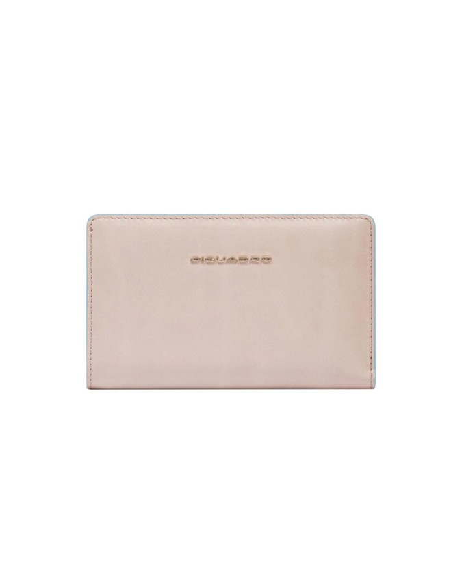  Piquadro – Portafoglio donna in pelle con porta monete Blue