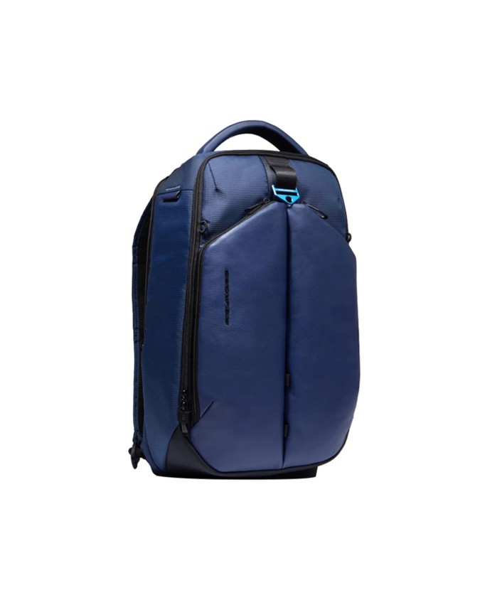  Piquadro – Zaino da viaggio porta pc 15.6’’ in pelle vegana e