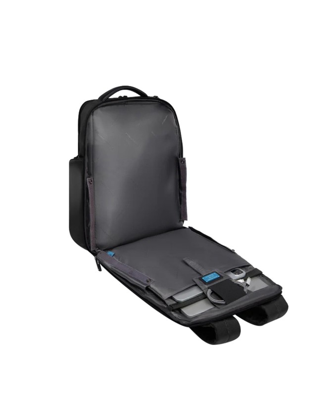  Piquadro - Zaino in pelle e tessuto porta pc 15.6'' Brief