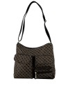 Gherardini - Borsa a tracolla Tg. M con tasche esterne in tessuto Softy