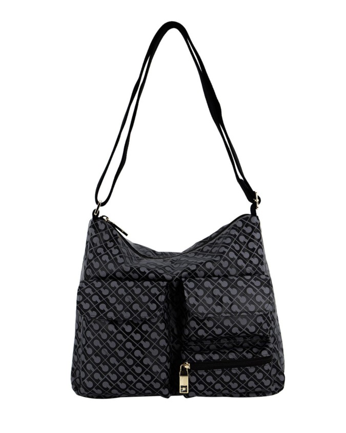 Gherardini - Borsa a tracolla con tasche esterne Softy