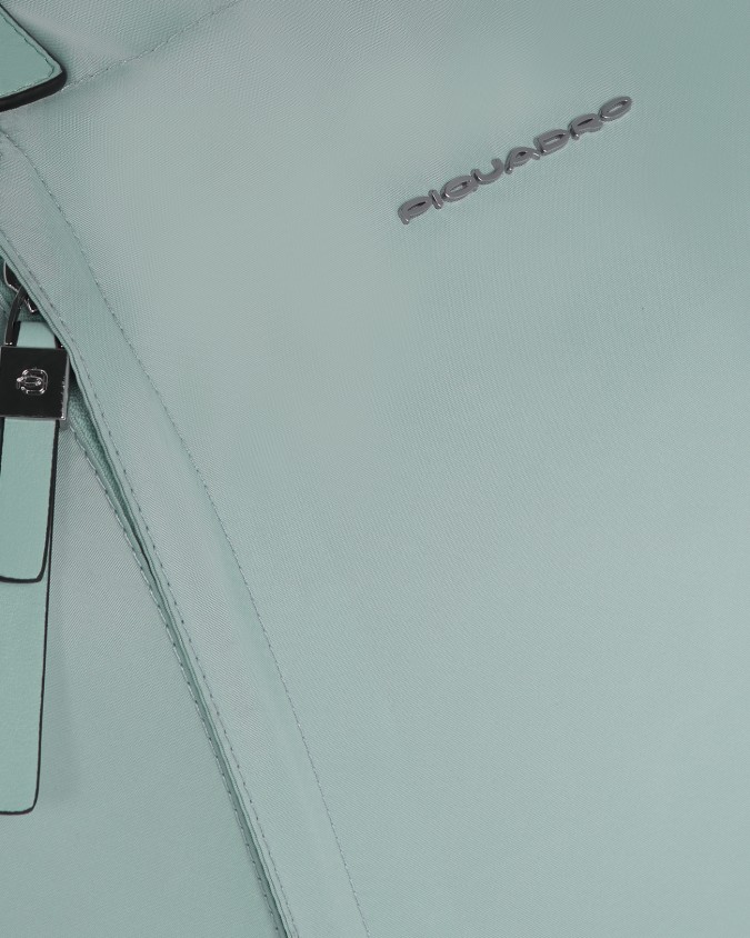  Piquadro - Borsa donna porta pc 15,6" in pelle e tessuto