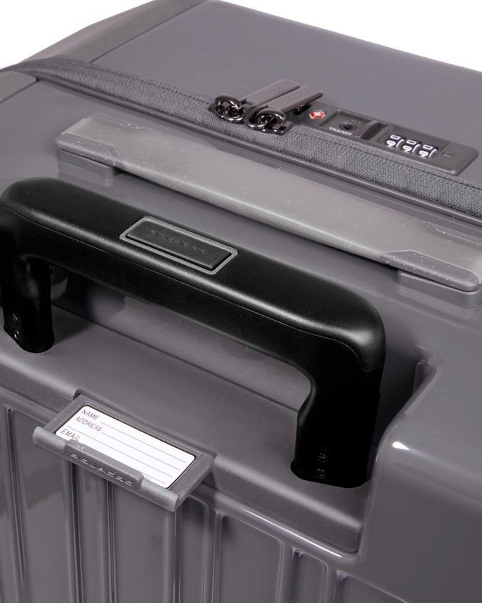  Piquadro - Trolley medio rigido in policarbonato 4 Ruote