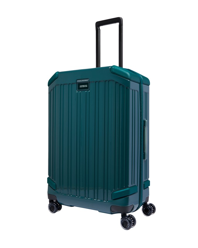  Piquadro - Trolley medio rigido in policarbonato 4 Ruote