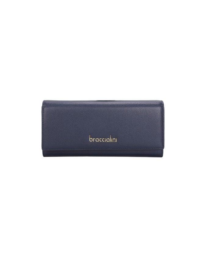  Braccialini - Portafoglio donna continental in pelle Basic