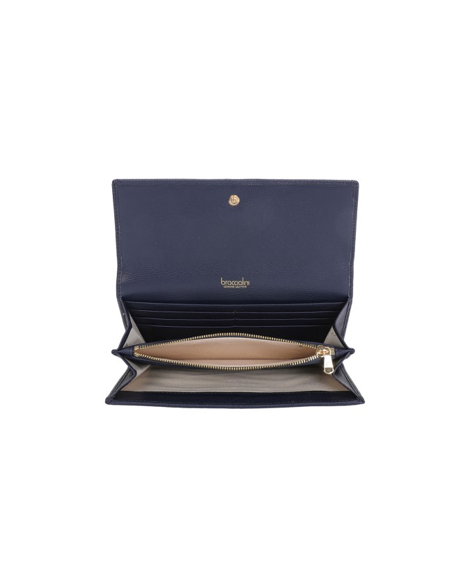 Braccialini - Portafoglio donna continental in pelle Basic
