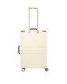 The Bridge - Medium-hard polycarbonate trolley with leather accents from Story Viaggio Trunks