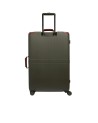 The Bridge - Large, hard-shell polycarbonate trolley with leather accents from Story Viaggio Trunks